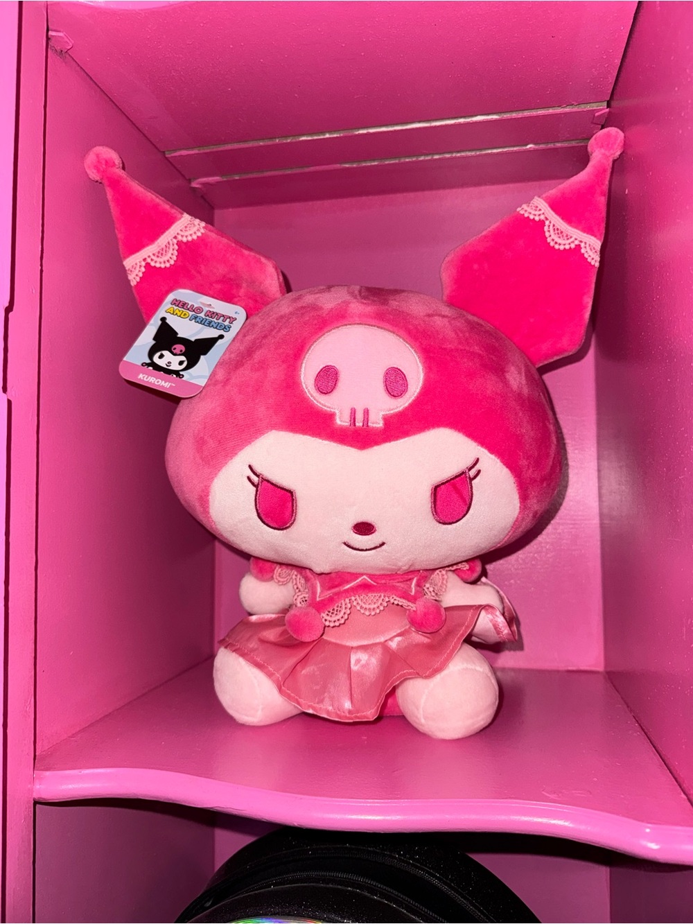 12” Sanrio Kuromi Monochrome Plush NWT
